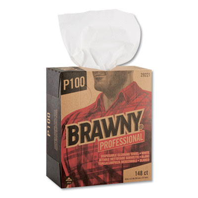 Brawny® Professional P100 Disposable Cleaning Towels - Disposable Wipers